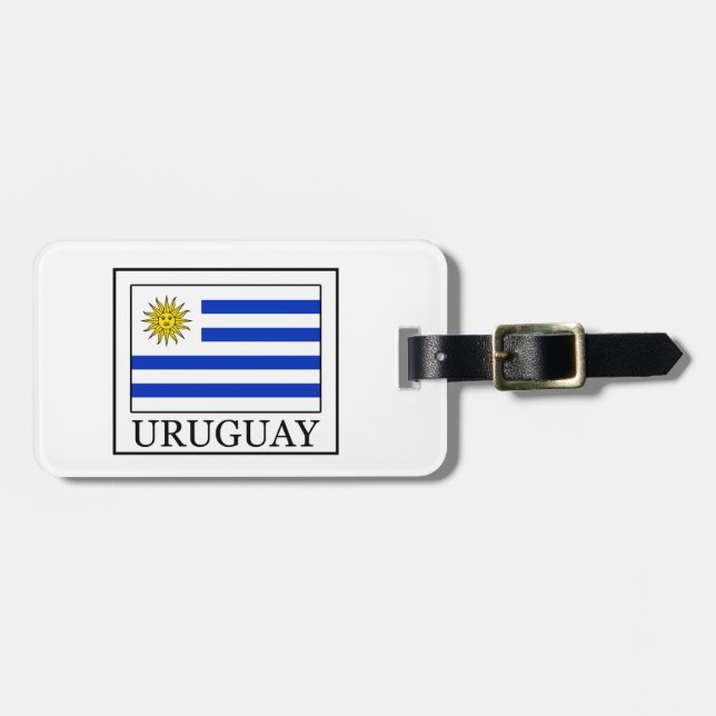 Uruguay Luggage Tag (Front Horizontal)