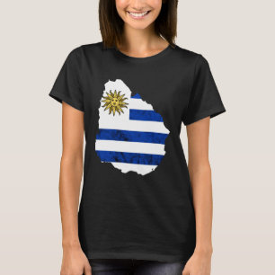 Uruguay Map Uruguayan Roots Charrúa People Uruguay T-Shirt