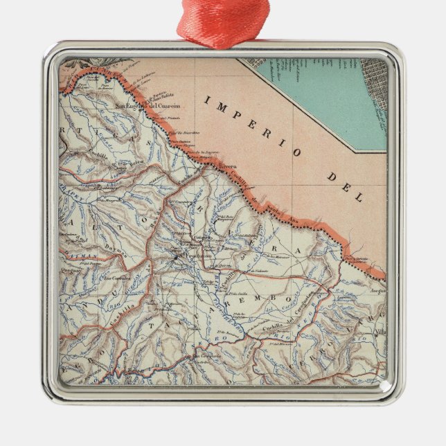 Uruguay Metal Tree Decoration (Front)