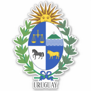 Uruguay National Coat Of Arms Patriotic