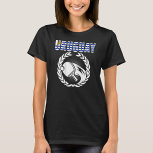Uruguay Ping Pong   Uruguayan Table Tennis Support T-Shirt