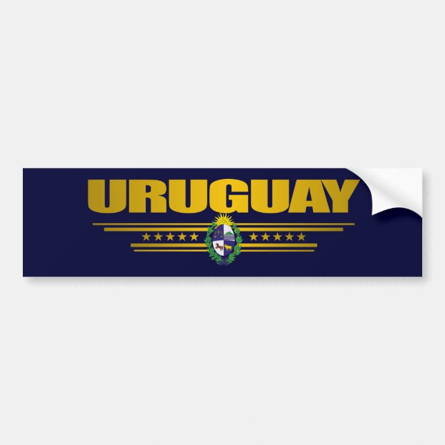 "Uruguay Pride" Bumper Sticker (Front)