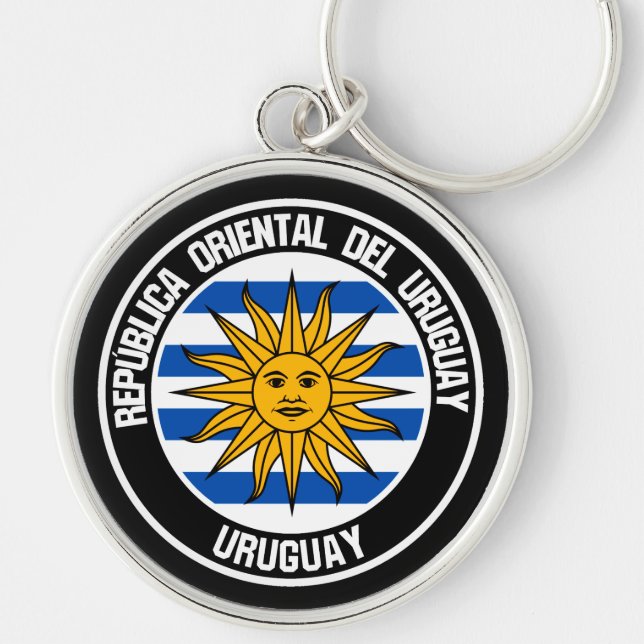 Uruguay Round Emblem Key Ring (Front)
