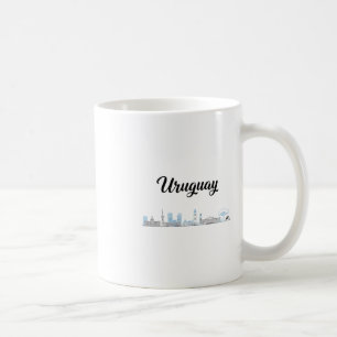 Uruguay Skyline Travel Vacation Outfits  Coffee Mug