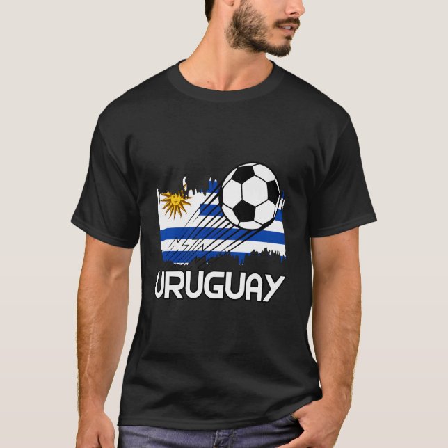 Uruguay Soccer Fan T-Shirt (Front)