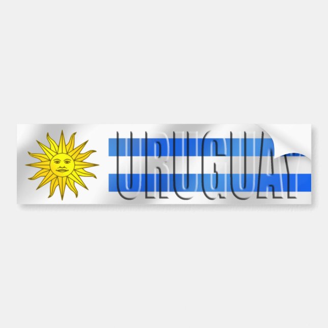 Uruguay Soccer T-shirts and gifts Bumper Sticker (Front)