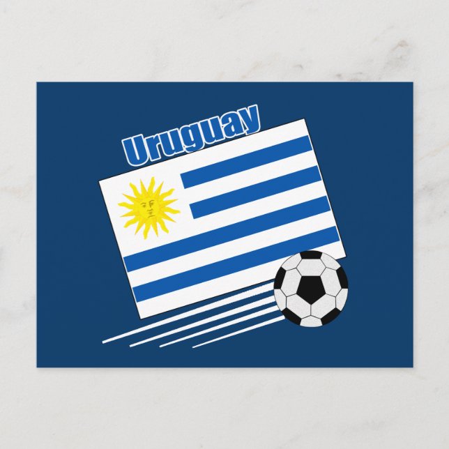 Uruguay Soccer Team Postcard (Front)