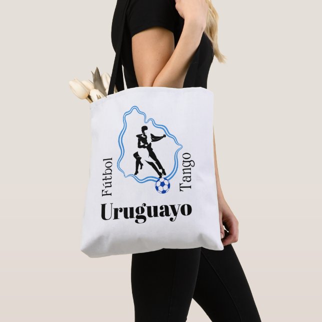 Uruguay Soccer Tote Bag (Close Up)