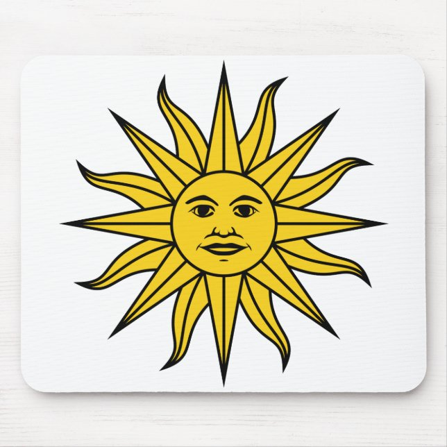 Uruguay Sol de Mayo Mouse Mat (Front)