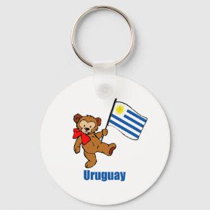 Uruguay Teddy Bear Key Ring