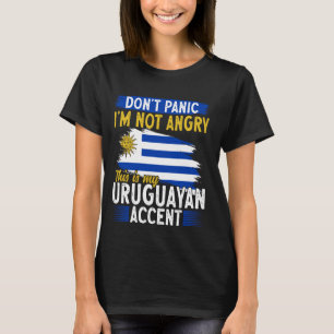 Uruguay This Is My Uruguayan Accent Uruguay Flag T-Shirt