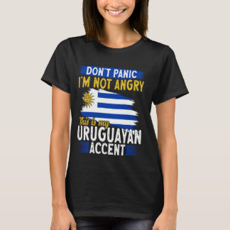 Uruguay This Is My Uruguayan Accent Uruguay Flag T-Shirt
