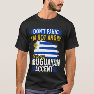 Uruguay This Is My Uruguayan Accent Uruguay Flag T-Shirt