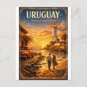 URUGUAY – Timeless Coastal Charm Postcard