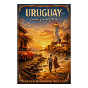 URUGUAY – Timeless Coastal Charm Poster