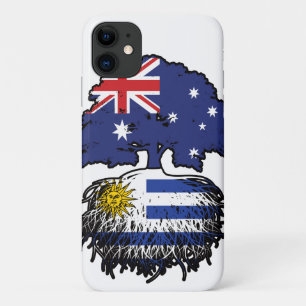 Uruguay Uruguayan Australian Australia Tree Roots iPhone 11 Case
