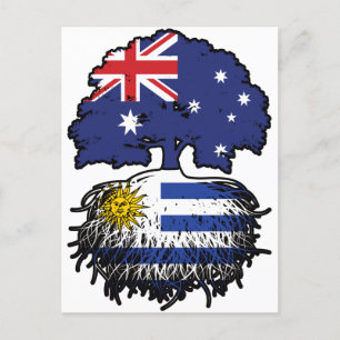 Uruguay Uruguayan Australian Australia Tree Roots Postcard