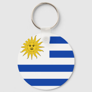 Uruguay (Uruguayan) Flag Key Ring