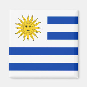 Uruguay (Uruguayan)  Flag Magnet