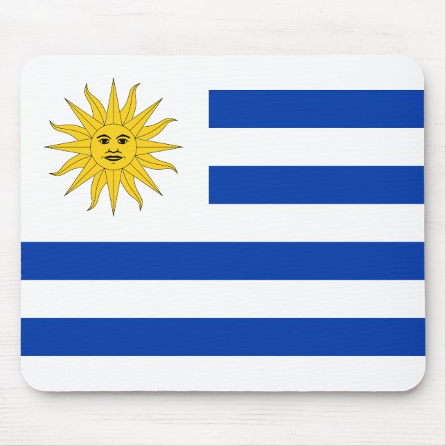 Uruguay (Uruguayan) Flag Mouse Mat (Front)