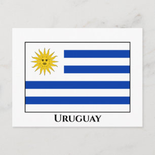 Uruguay (Uruguayan) Flag Postcard