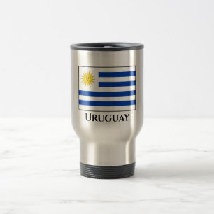 Uruguay (Uruguayan) Flag Travel Mug