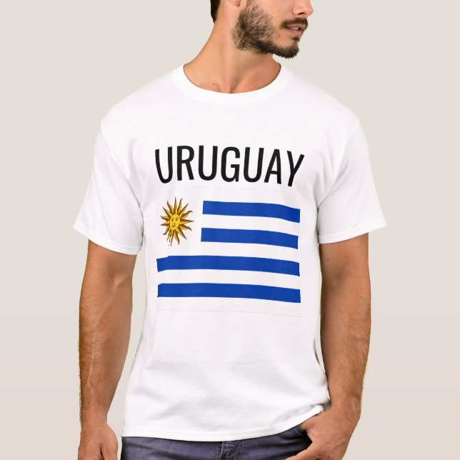 Uruguay // World Country National Flag T-Shirt (Front)