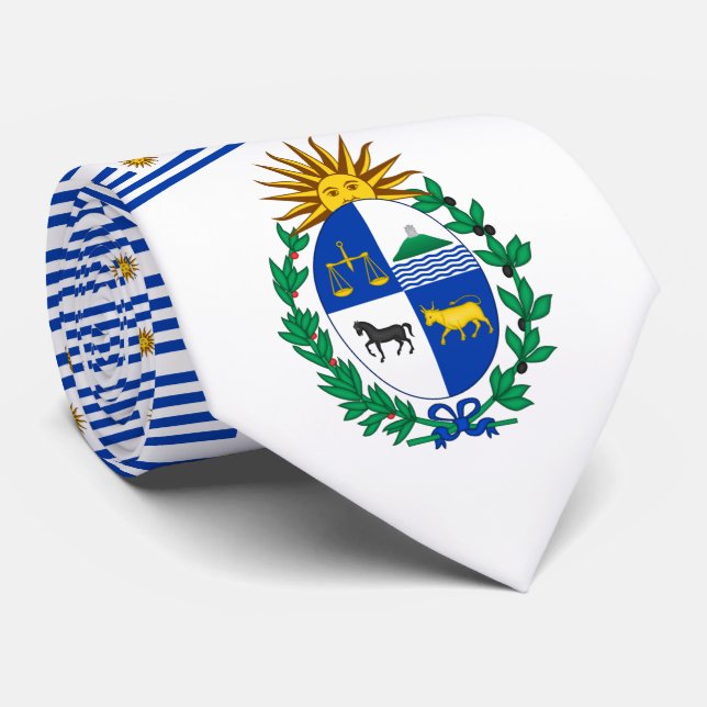 Uruguayan Flag & Coat of Arms, Flag of Uruguay Tie (Rolled)