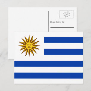 Uruguayan Flag, Flag of Uruguay Postcard