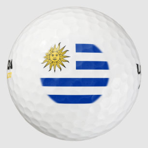 Uruguayan flag golf balls