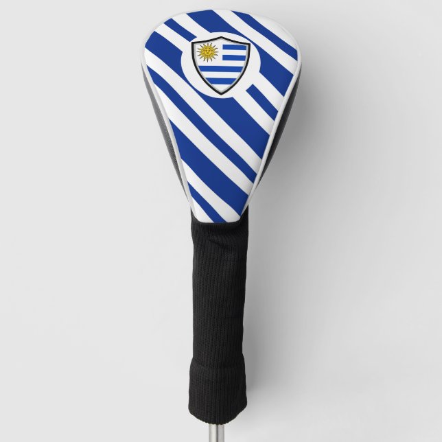 Uruguayan flag golf head cover (Front)