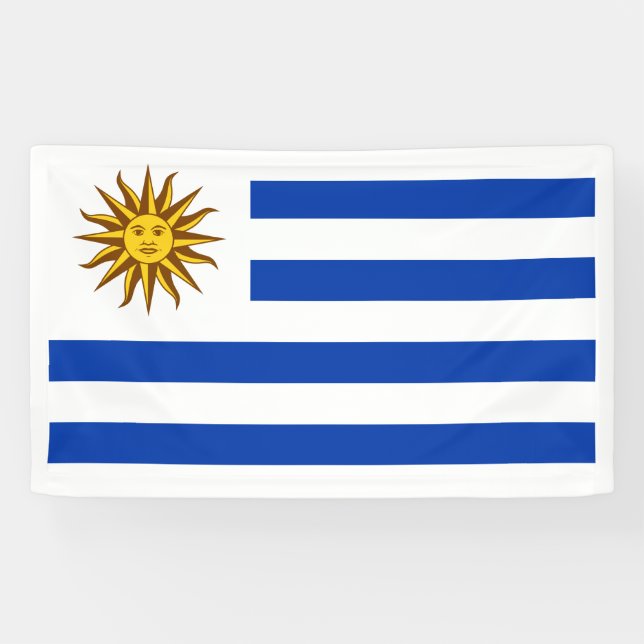 Uruguayan Flag (Uruguay) Banner (Horizontal)