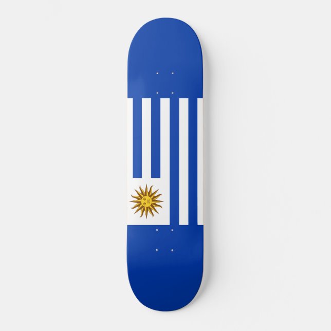 Uruguayan Flag (Uruguay) Skateboard (Front)