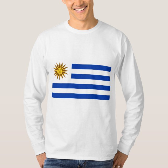 Uruguayan Flag (Uruguay) T-Shirt (Front)
