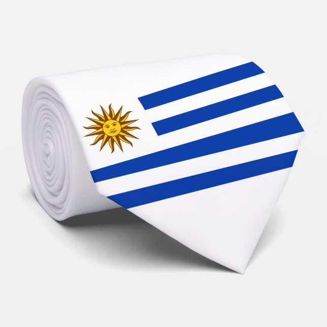 Uruguayan Flag (Uruguay) Tie (Rolled)
