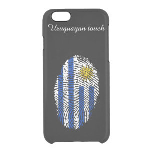 Uruguayan touch fingerprint flag clear iPhone 6/6S case