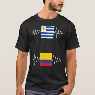 Urumbia Colombia Uruguay Falg Uruguayan Colombian  T-Shirt