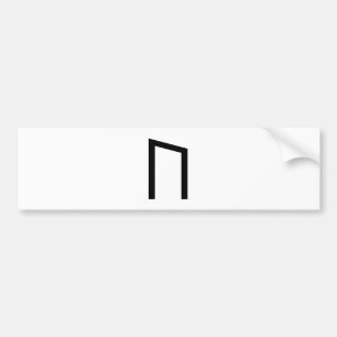 URUZ RUNE BUMPER STICKER