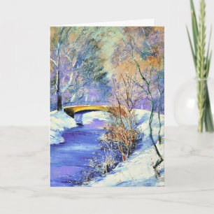Ury - Tiergarten im Winter, famous paintingTier Card