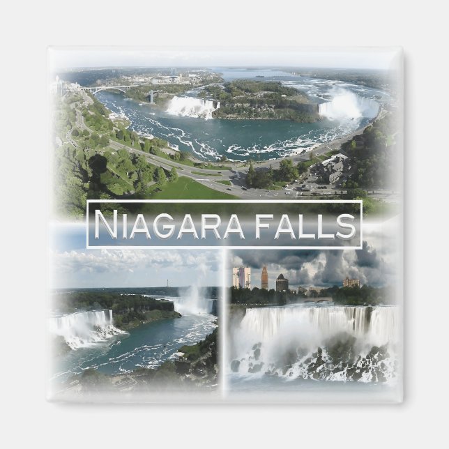 US0137 America, United States, Niagara, Fridge  Magnet (Front)