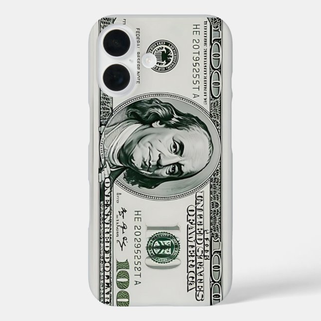 US $100 bill Case-Mate iPhone Case (Back)