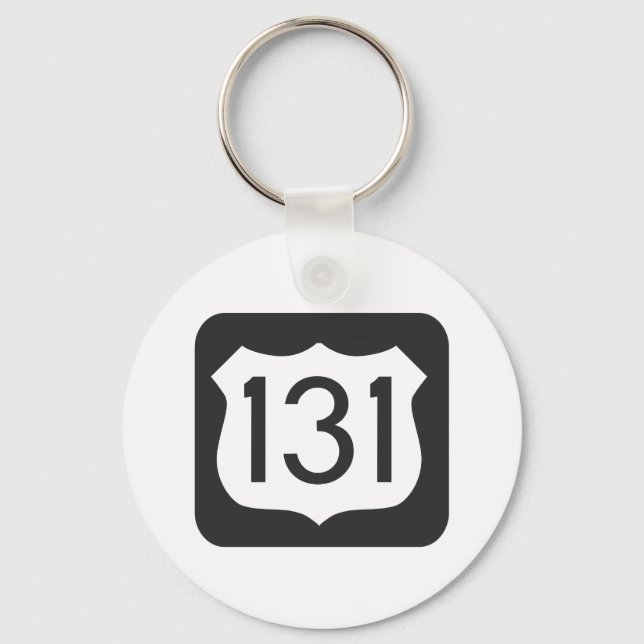 US-131 Highway Key Ring (Front)