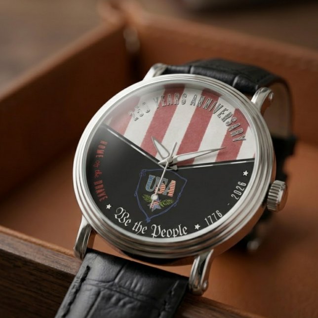 US 250 We the People Patriotic Anniversary Watch (US 250 We the People Patriotic Anniversary Watch)