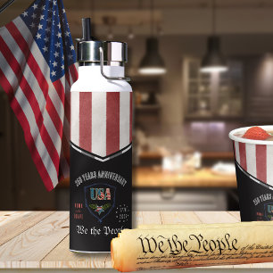 US 250 We the People Patriotic Anniversary Water Bottle