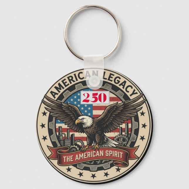 US 250th Anniversary  Key Ring (Front)