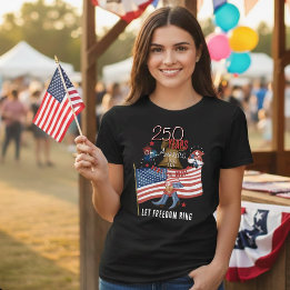 US 250th Anniversary Patriotic Gnome Cowboy Boots Tri-Blend Shirt
