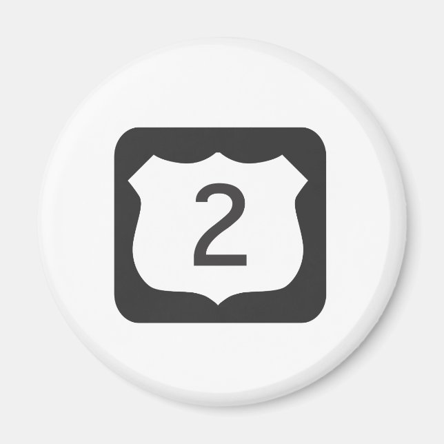 US-2 Scenic Highway Magnet (Front)