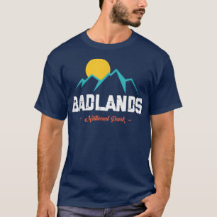 US Adventure Vintage Badlands National Park Souven T-Shirt