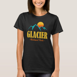 US Adventure Vintage Glacier National Park Souveni T-Shirt