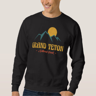 Us Adventure Vintage Grand Teton National Park Sou Sweatshirt